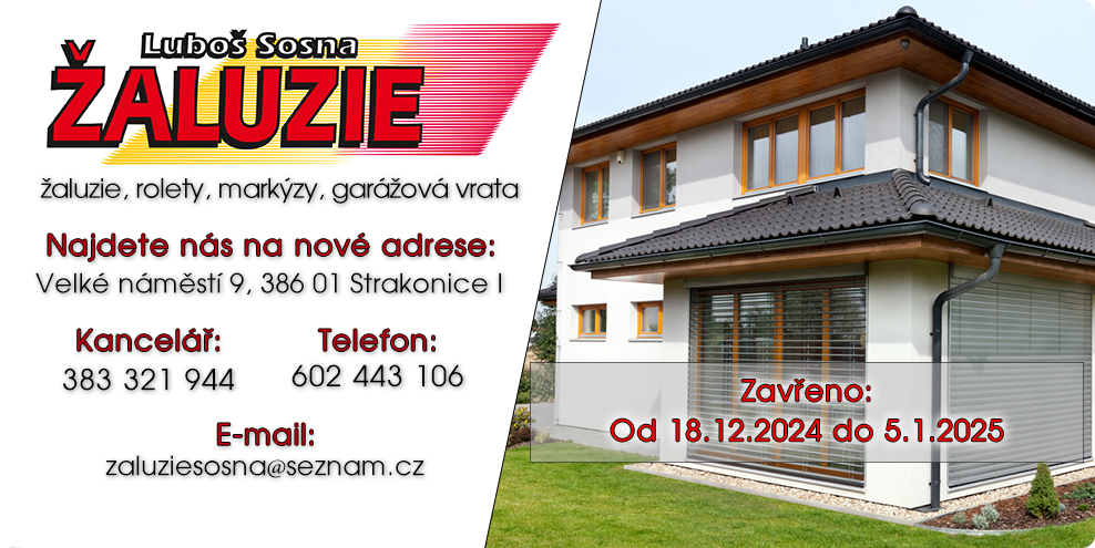 zaluzie Strakonice