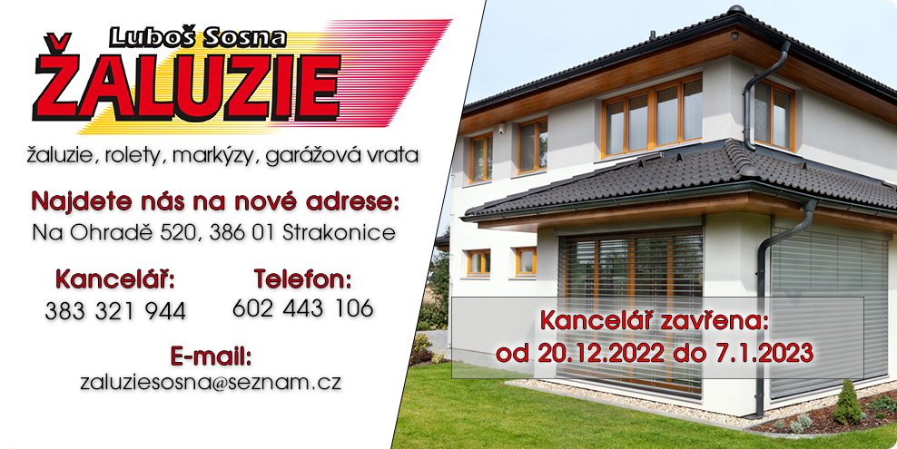 zaluzie Strakonice