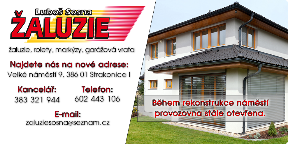 zaluzie Strakonice